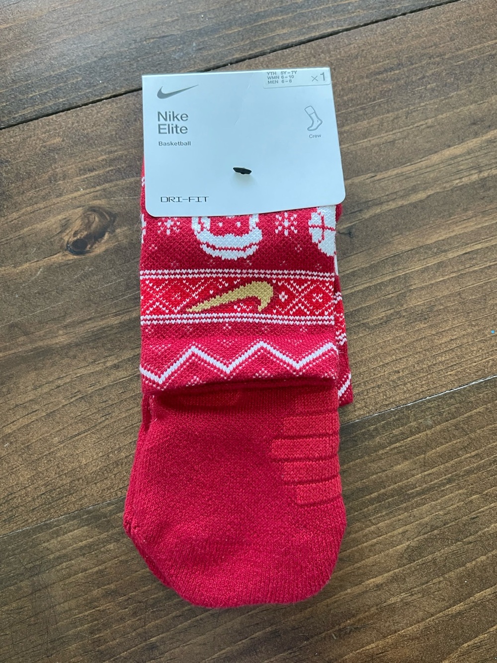 Nike Elite Christmas Crew Socks